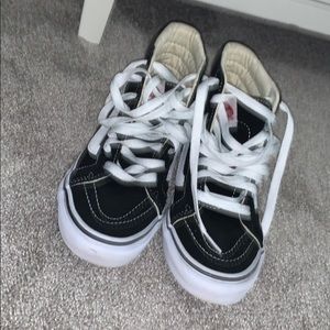 black high top vans